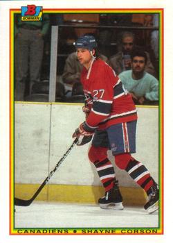 #41 Shayne Corson - Montreal Canadiens - 1990-91 Bowman Hockey