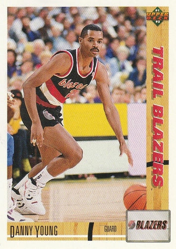 #41 Danny Young - Portland Trail Blazers - 1991-92 Upper Deck Basketball