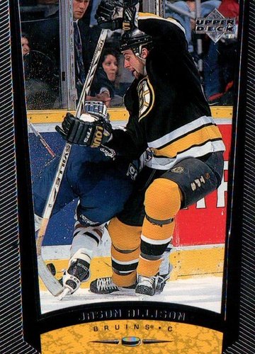 #41 Jason Allison - Boston Bruins - 1998-99 Upper Deck Hockey