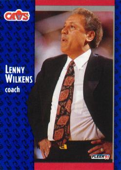 #41 Lenny Wilkens - Cleveland Cavaliers - 1991-92 Fleer Basketball