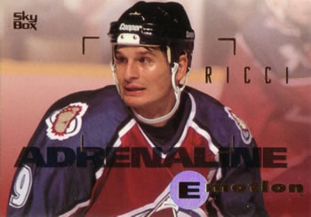 #41 Mike Ricci - Colorado Avalanche - 1995-96 SkyBox E-Motion Hockey