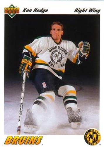 #41 Ken Hodge - Boston Bruins - 1991-92 Upper Deck Hockey