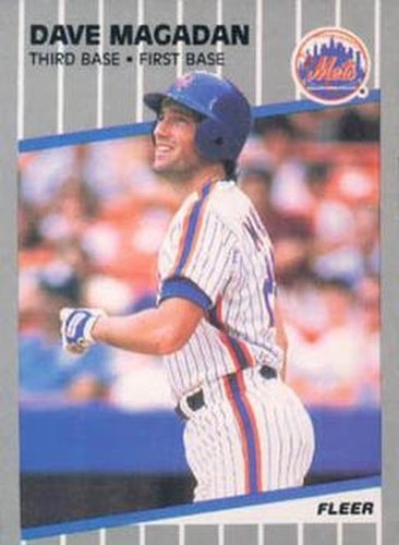 #41 Dave Magadan - New York Mets - 1989 Fleer Baseball