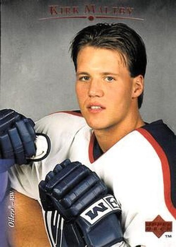 #41 Kirk Maltby - Edmonton Oilers - 1995-96 Upper Deck Hockey