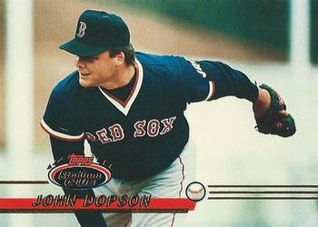 #41 John Dopson - Boston Red Sox - 1993 Stadium Club Baseball