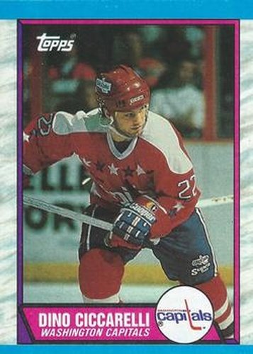 #41 Dino Ciccarelli - Washington Capitals - 1989-90 Topps Hockey