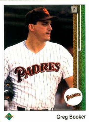 #641 Greg Booker - San Diego Padres - 1989 Upper Deck Baseball