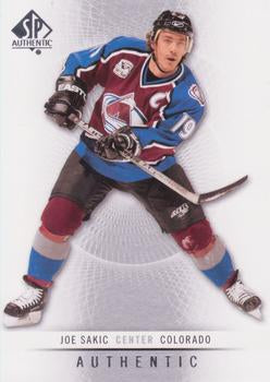 #41 Joe Sakic - Colorado Avalanche - 2012-13 SP Authentic Hockey