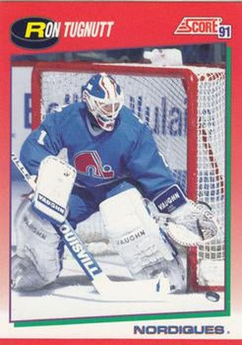 #41 Ron Tugnutt - Quebec Nordiques - 1991-92 Score Canadian Hockey