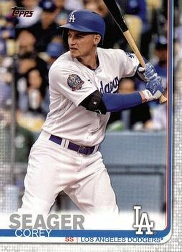 #41a Corey Seager - Los Angeles Dodgers - 2019 Topps Baseball