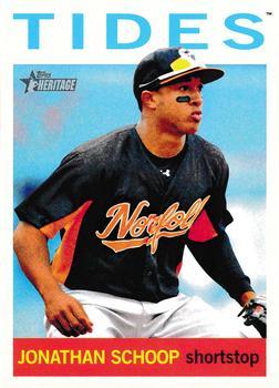 #41b Jonathan Schoop - Norfolk Tides - 2013 Topps Heritage Minor League Baseball