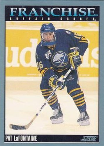 #420 Pat LaFontaine - Buffalo Sabres - 1992-93 Score Canadian Hockey