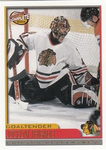#420 Jocelyn Thibault - Chicago Blackhawks - 2003-04 Pacific Complete Hockey