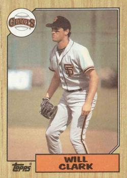 #420 Will Clark - San Francisco Giants - 1987 Topps Baseball