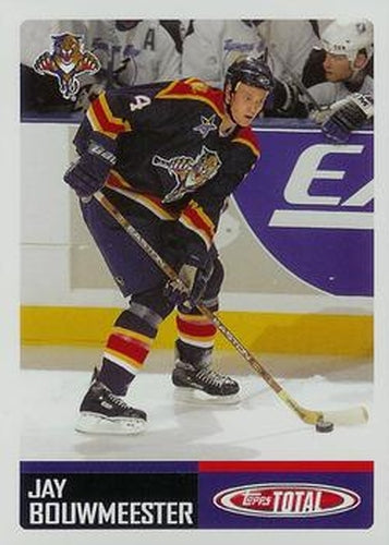 #420 Jay Bouwmeester - Florida Panthers - 2002-03 Topps Total Hockey