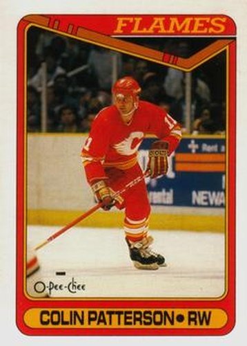 #420 Colin Patterson - Calgary Flames - 1990-91 O-Pee-Chee Hockey