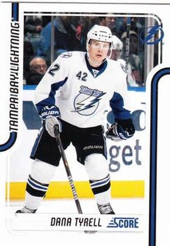 #420 Dana Tyrell - Tampa Bay Lightning - 2011-12 Score Hockey