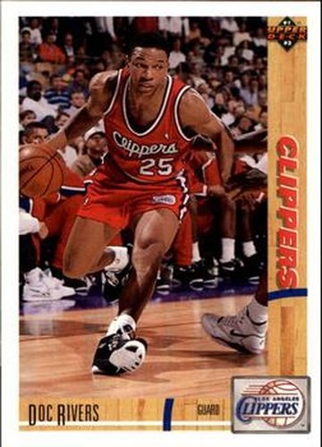 #420 Doc Rivers - Los Angeles Clippers - 1991-92 Upper Deck Basketball