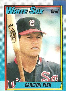 #420 Carlton Fisk - Chicago White Sox - 1990 Topps Baseball