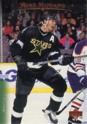 #420 Mike Modano - Dallas Stars - 1995-96 Upper Deck Hockey