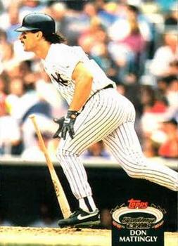 #420 Don Mattingly - New York Yankees - 1992 Stadium Club Baseball