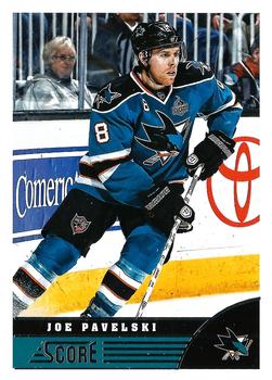 #420 Joe Pavelski - San Jose Sharks - 2013-14 Score Hockey