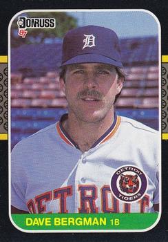 #420 Dave Bergman - Detroit Tigers - 1987 Donruss Baseball