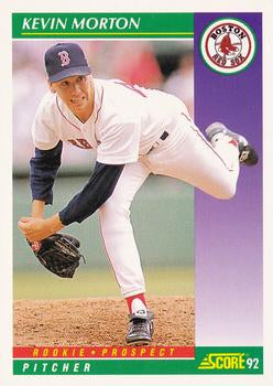 #420 Kevin Morton - Boston Red Sox - 1992 Score Baseball