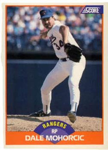 #420 Dale Mohorcic - Texas Rangers - 1989 Score Baseball