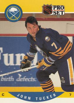 #420 John Tucker - Buffalo Sabres - 1990-91 Pro Set Hockey