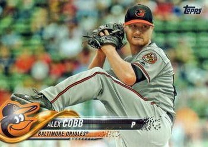 #420 Alex Cobb - Baltimore Orioles - 2018 Topps Baseball