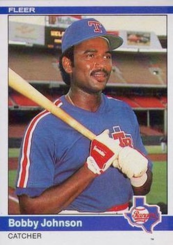 #420 Bobby Johnson - Texas Rangers - 1984 Fleer Baseball