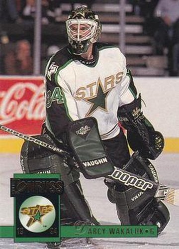 #420 Darcy Wakaluk - Dallas Stars - 1993-94 Donruss Hockey
