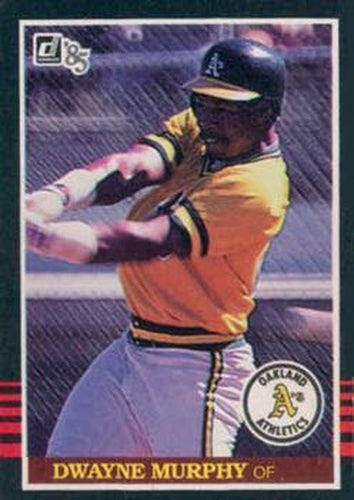 #420 Dwayne Murphy - Oakland Athletics - 1985 Donruss Baseball