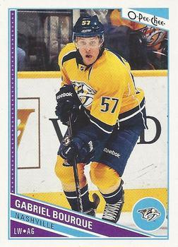 #420 Gabriel Bourque - Nashville Predators - 2013-14 O-Pee-Chee Hockey