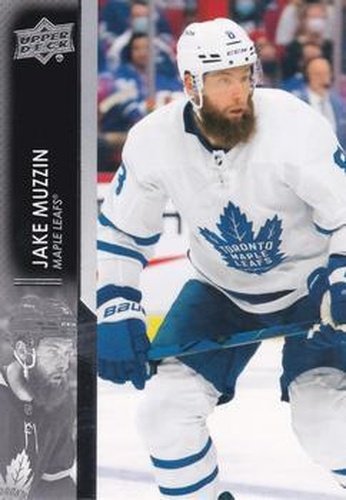 #420 Jake Muzzin - Toronto Maple Leafs - 2021-22 Upper Deck Hockey