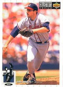 #420 John Smoltz - Atlanta Braves - 1994 Collector's Choice Baseball