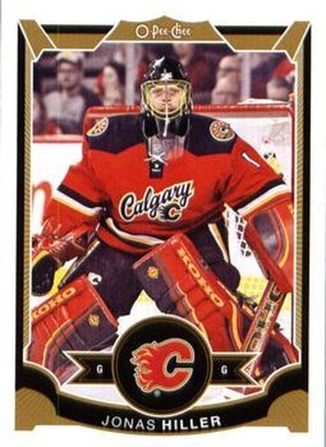 #420 Jonas Hiller - Calgary Flames - 2015-16 O-Pee-Chee Hockey