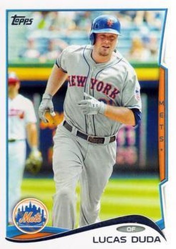 #420 Lucas Duda - New York Mets - 2014 Topps Baseball