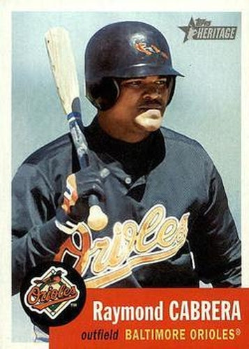 #420 Raymond Cabrera - Baltimore Orioles - 2002 Topps Heritage Baseball