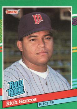 #420 Rich Garces - Minnesota Twins - 1991 Donruss Baseball