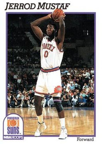 #420 Jerrod Mustaf - Phoenix Suns - 1991-92 Hoops Basketball