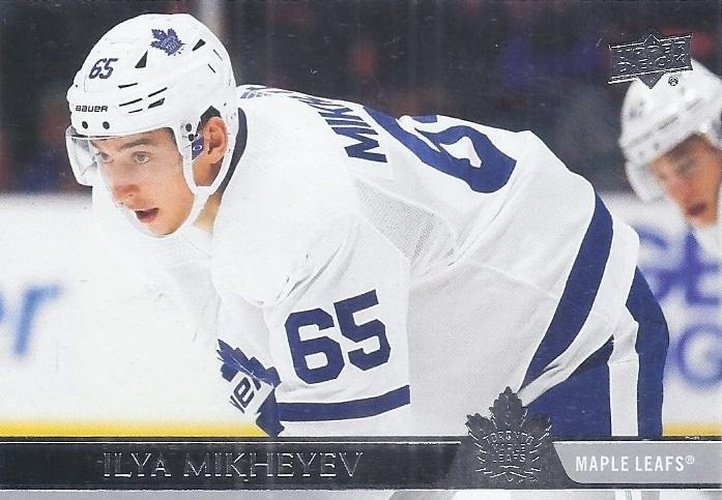 #420 Ilya Mikheyev - Toronto Maple Leafs - 2020-21 Upper Deck Hockey