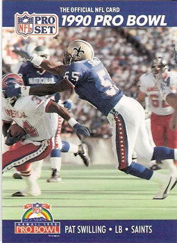 #420 Pat Swilling - New Orleans Saints - 1990 Pro Set Football
