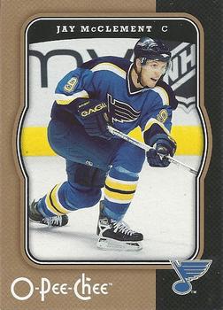 #420 Jay McClement - St. Louis Blues - 2007-08 O-Pee-Chee Hockey
