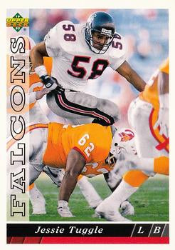 #420 Jessie Tuggle - Atlanta Falcons - 1993 Upper Deck Football