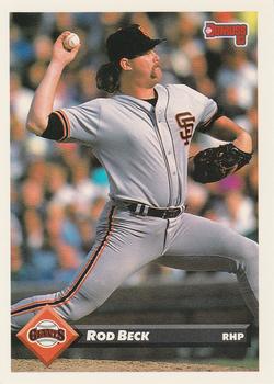 #420 Rod Beck - San Francisco Giants - 1993 Donruss Baseball