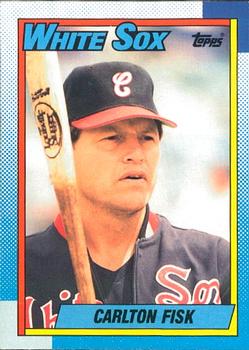 #420 Carlton Fisk - Chicago White Sox - 1990 O-Pee-Chee Baseball