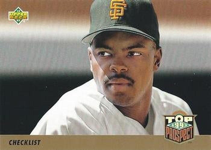 #421 Top Prospect Checklist - San Francisco Giants - 1993 Upper Deck Baseball