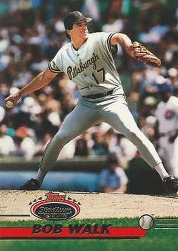 #421 Bob Walk - Pittsburgh Pirates - 1993 Stadium Club Baseball